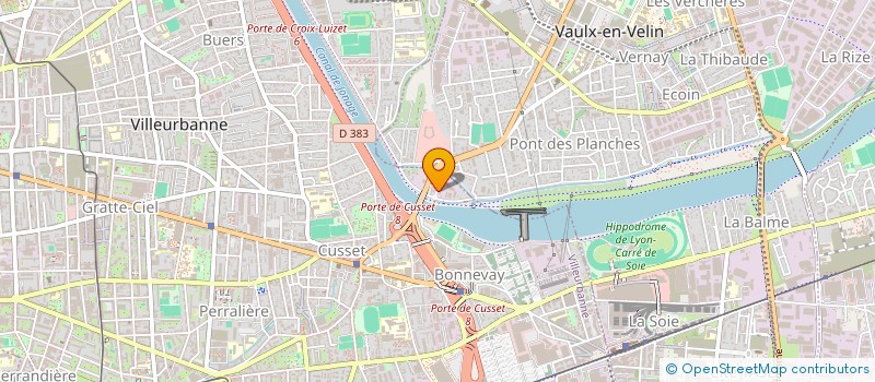 localisation de l'entreprise AGROBERIA  VILLEURBANNE