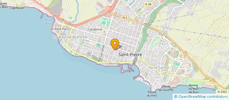 localisation de l'entreprise AGROBOX à SAINT-PIERRE