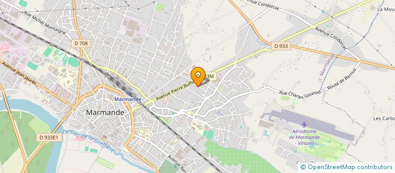 localisation de l'entreprise AGROCERT  MARMANDE