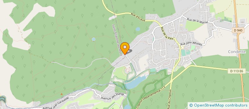 localisation de l'entreprise AGROCHANGE-PEO à CONDETTE