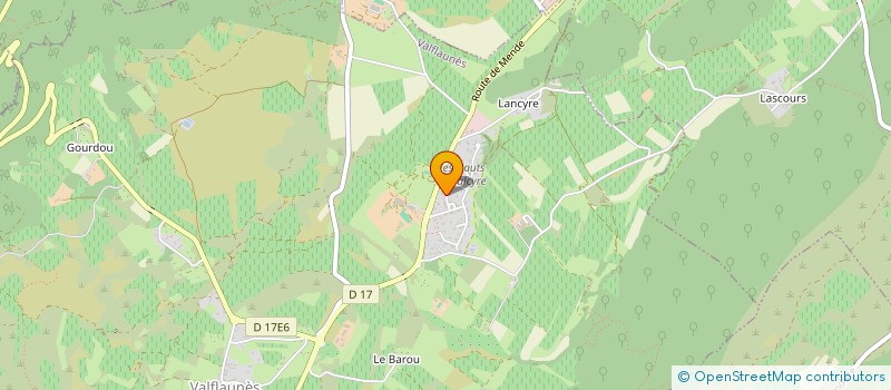 localisation de l'entreprise AGROCLIMAT2050  VALFLAUNES