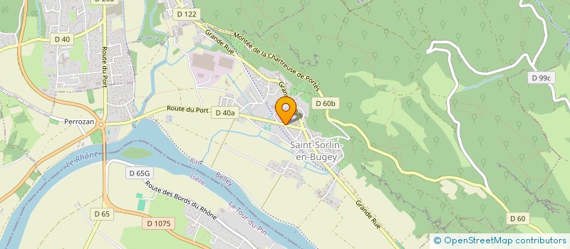localisation de l'entreprise AGROCOHERENCE à SAINT-SORLIN-EN-BUGEY