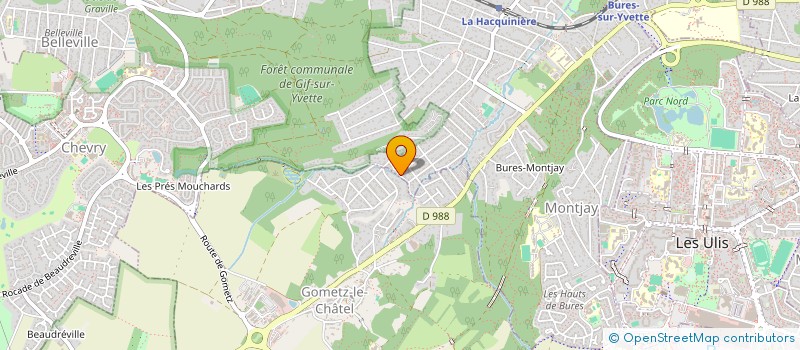 localisation de l'entreprise AGROCONTACT à BURES-SUR-YVETTE