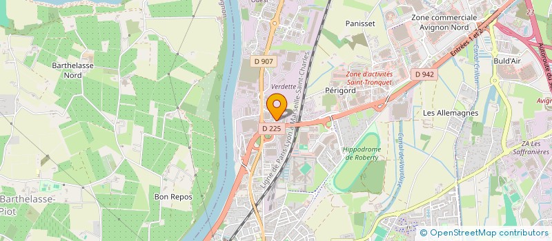 localisation de l'entreprise AGRODIS  LE PONTET