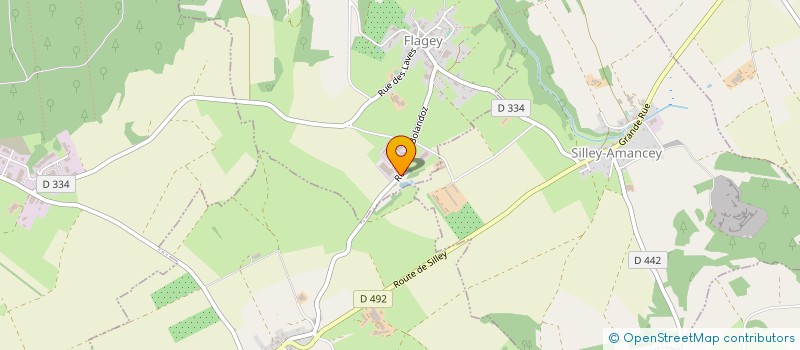 localisation de l'entreprise AGRODOUBS à FLAGEY