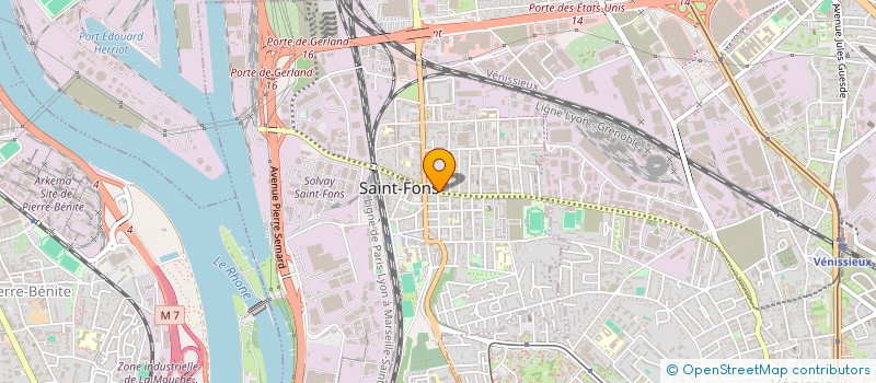 localisation de l'entreprise AGROFOODS DOLCE  SAINT-FONS