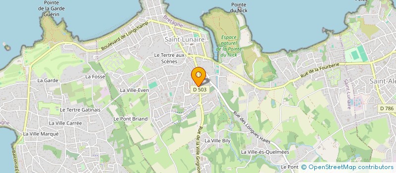 localisation de l'entreprise AGROFOR  SAINT-LUNAIRE