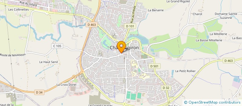 localisation de l'entreprise AGROIMMO.FR  CHATEAUGIRON