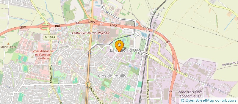 localisation de l'entreprise AGROLAB FR  DIJON