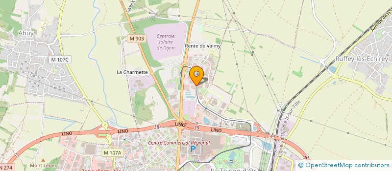 localisation de l'entreprise AGROLAB FRANCE à DIJON