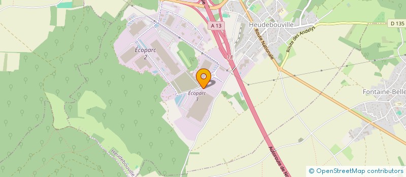 localisation de l'entreprise AGROLAB WEST FRANCE  HEUDEBOUVILLE