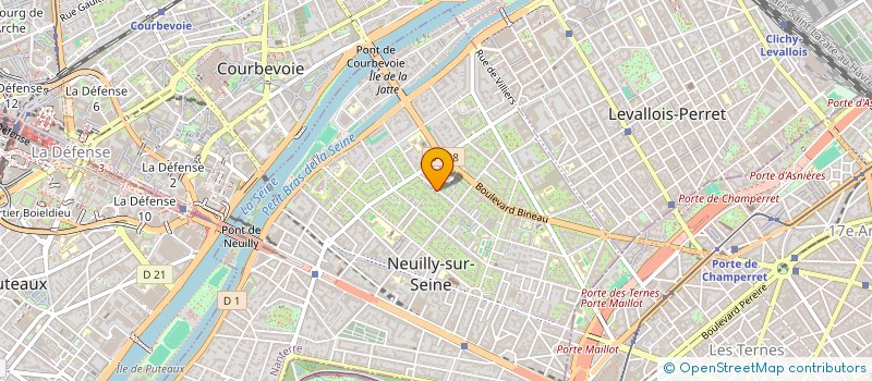 localisation de l'entreprise AGROLEC à NEUILLY-SUR-SEINE
