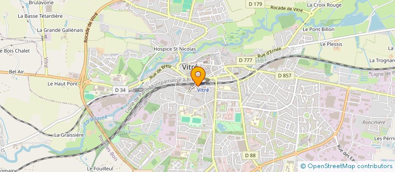 localisation de l'entreprise AGROM SERVICES  VITRE