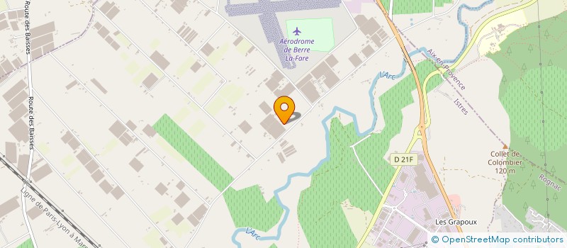 localisation de l'entreprise AGROMAR  BERRE-L'ETANG