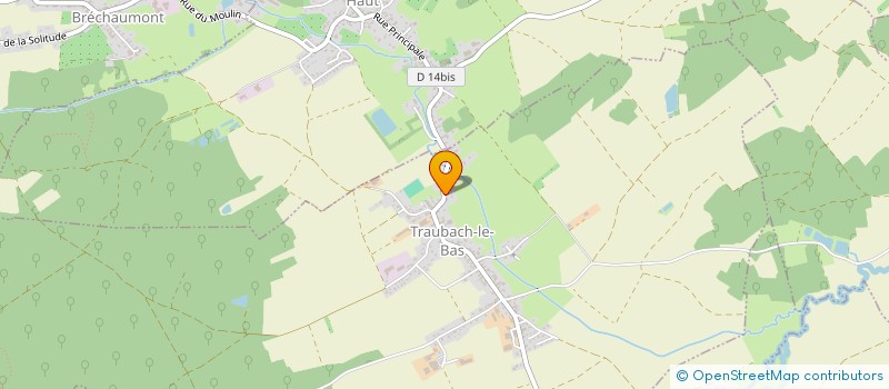 localisation de l'entreprise AGROMECA  TRAUBACH-LE-BAS