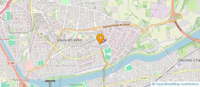 localisation de l'entreprise AGROMENTIS  VAULX-EN-VELIN