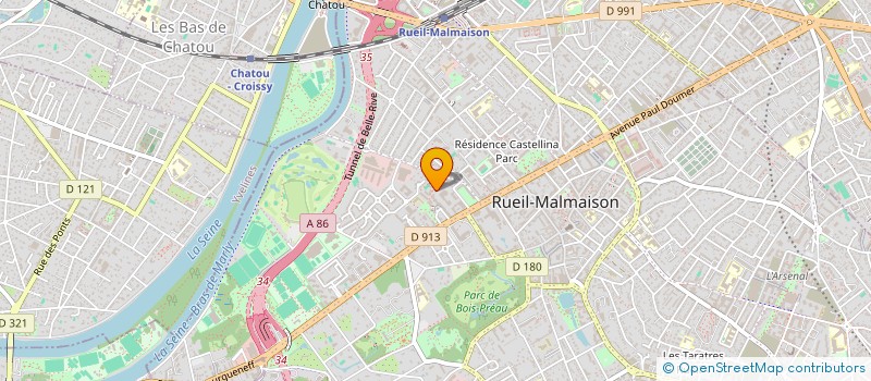 localisation de l'entreprise AGROMETRIE à RUEIL-MALMAISON
