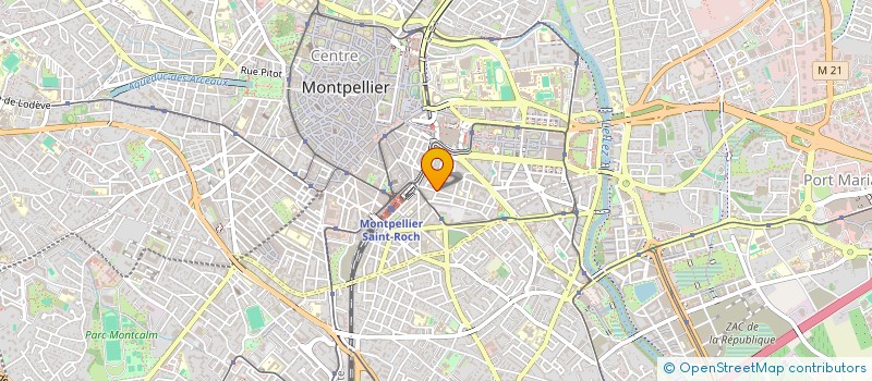 localisation de l'entreprise AGROMEX  MONTPELLIER