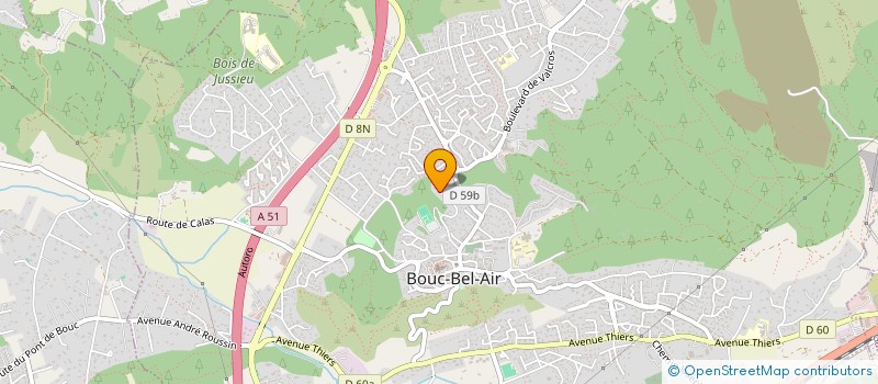 localisation de l'entreprise AGROMONTE FRANCE à BOUC-BEL-AIR