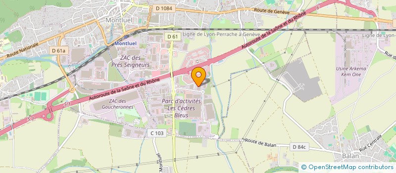 localisation de l'entreprise AGRONET BREWING FRANCE  DAGNEUX