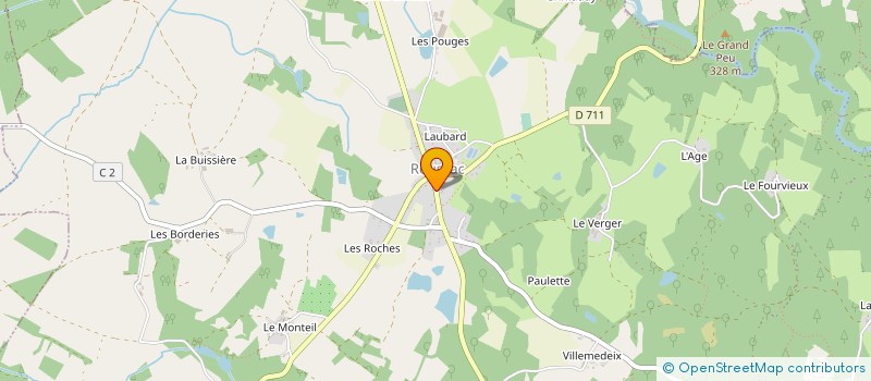 localisation de l'entreprise AGRONIX à SAINT-PARDOUX-LE-LAC