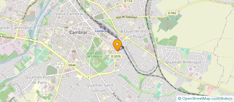 localisation de l'entreprise AGRONOR à CAMBRAI