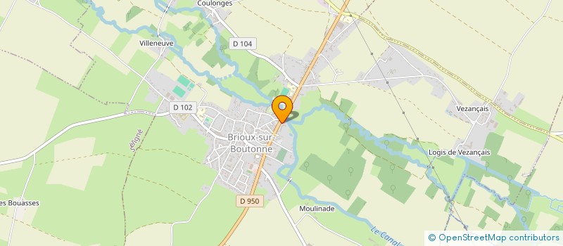 localisation de l'entreprise AGRONOVA  BRIOUX-SUR-BOUTONNE