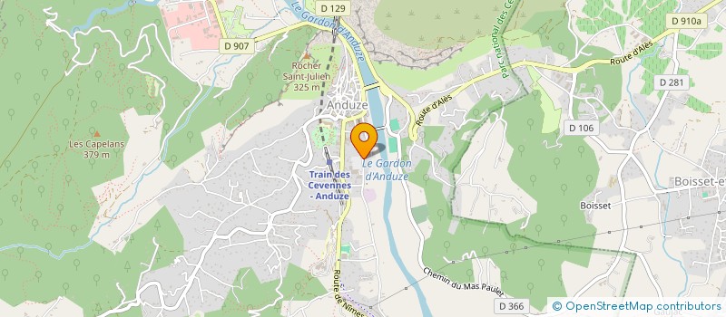 localisation de l'entreprise AGROOF  BOISSET-ET-GAUJAC