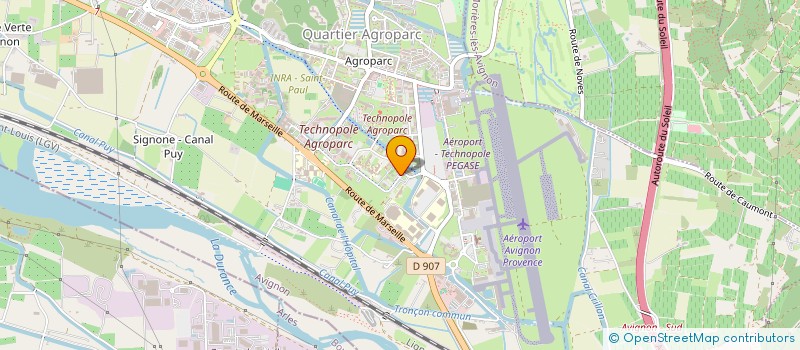 localisation de l'entreprise AGROPARC II  AVIGNON