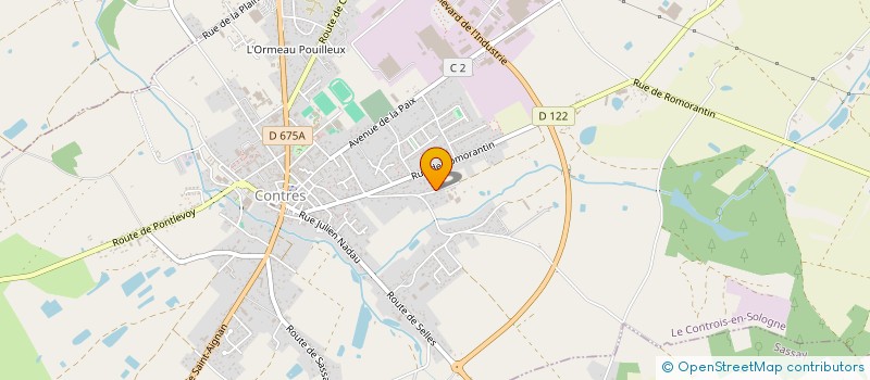 localisation de l'entreprise AGROPAUL  LE CONTROIS-EN-SOLOGNE