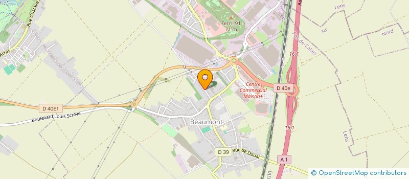 localisation de l'entreprise AGROPHILE à HENIN-BEAUMONT