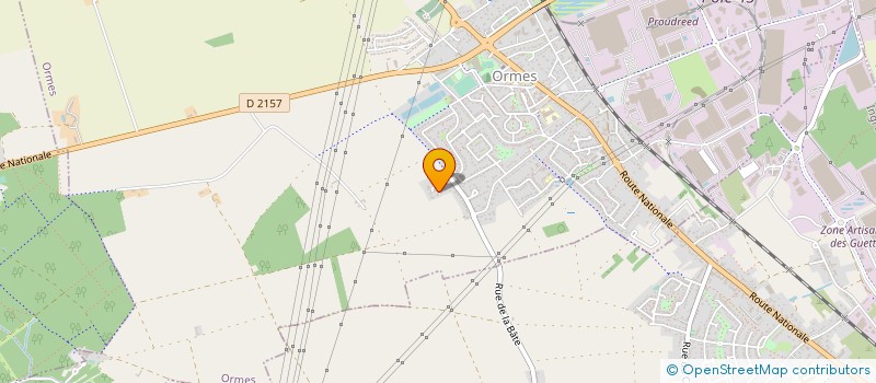 localisation de l'entreprise AGROPILOT à ORMES