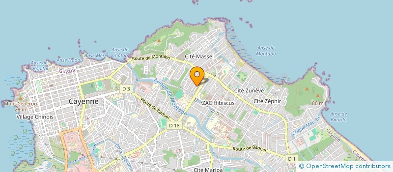 localisation de l'entreprise AGROPOLBY  CAYENNE