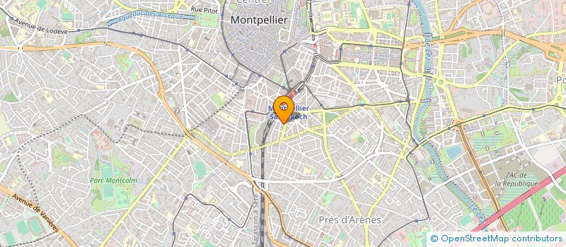 localisation de l'entreprise AGROPOLIS MUSEUM à MONTPELLIER