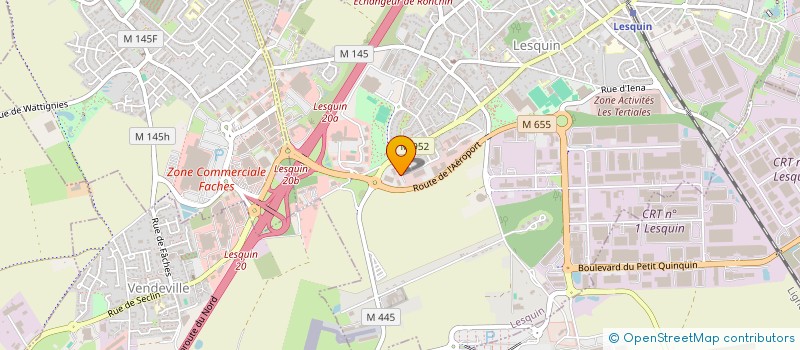 localisation de l'entreprise AGROPROD à LESQUIN