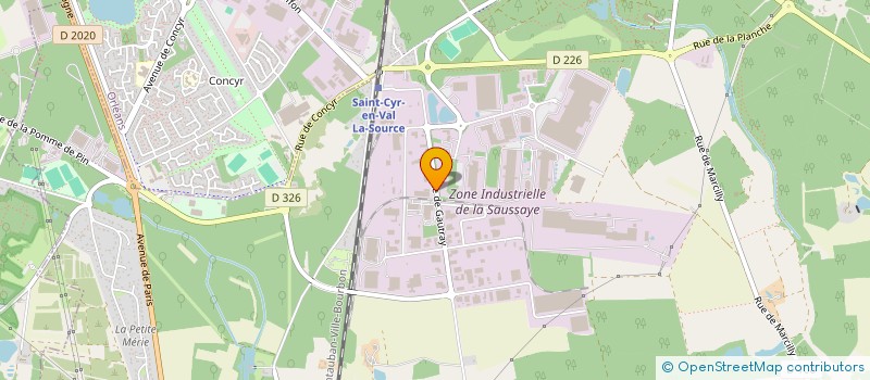 localisation de l'entreprise AGROPROPRE à SAINT-CYR-EN-VAL