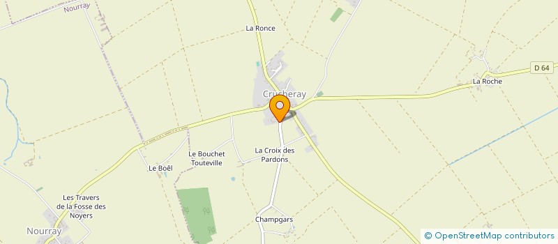 localisation de l'entreprise AGROPSYLLIANCE  CRUCHERAY