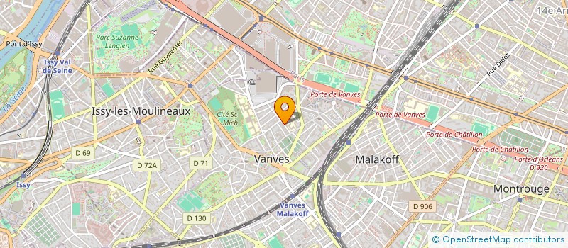 localisation de l'entreprise AGROREST à VANVES