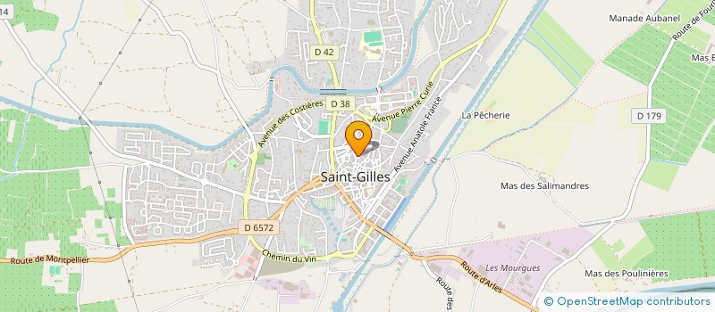 localisation de l'entreprise AGROS DU GARD  SAINT-GILLES
