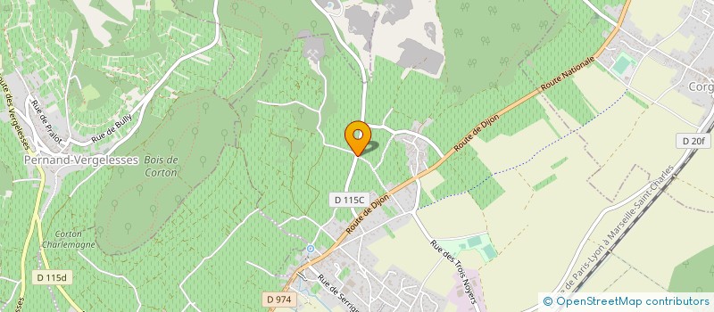 localisation de l'entreprise AGROSAFE à LADOIX-SERRIGNY