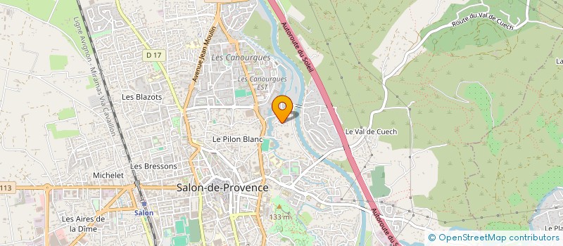 localisation de l'entreprise AGROSYLVA à SALON-DE-PROVENCE