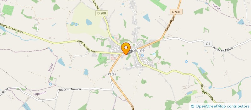 localisation de l'entreprise AGROTEC  ESTILLAC