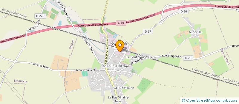 localisation de l'entreprise AGROTECH à BOSC-LE-HARD