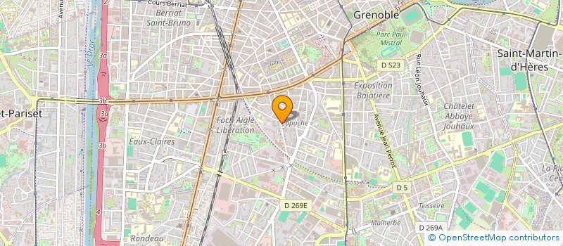 localisation de l'entreprise AGROTEK à GRENOBLE