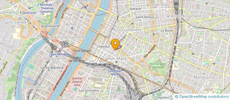 localisation de l'entreprise AGROTEX à LYON