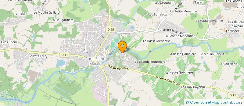localisation de l'entreprise AGROVAL à SAINT-AIGNAN-GRANDLIEU