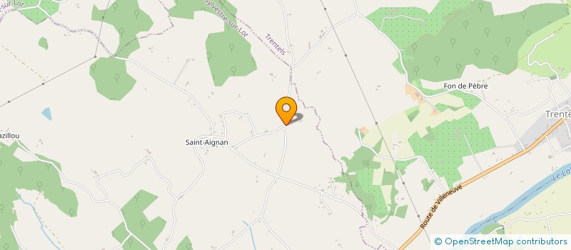 localisation de l'entreprise AGROVEAUX  SAINT-SYLVESTRE-SUR-LOT