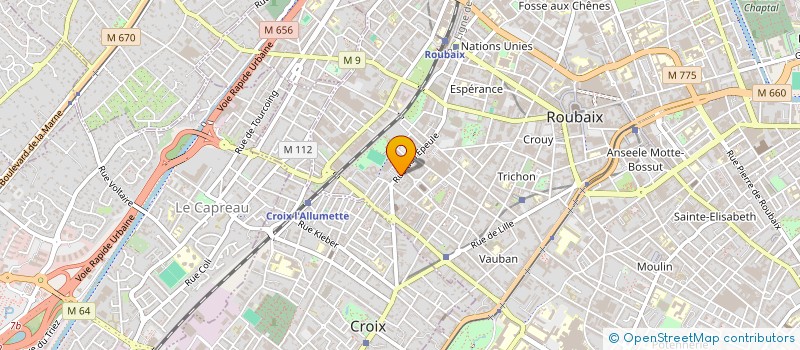 localisation de l'entreprise AGROVIA EPEULE à ROUBAIX