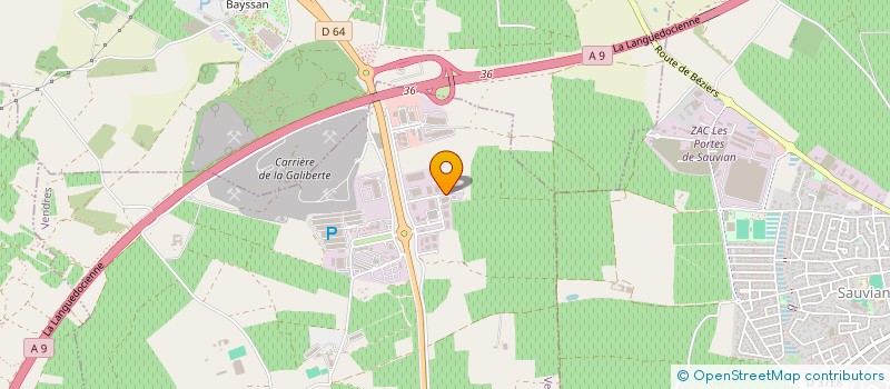 localisation de l'entreprise AGROVIN IMMOBILIER  VENDRES