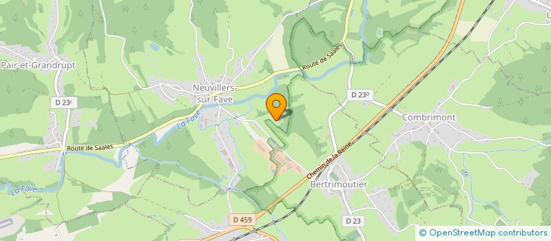 localisation de l'entreprise AGROVOSGES à NEUVILLERS-SUR-FAVE